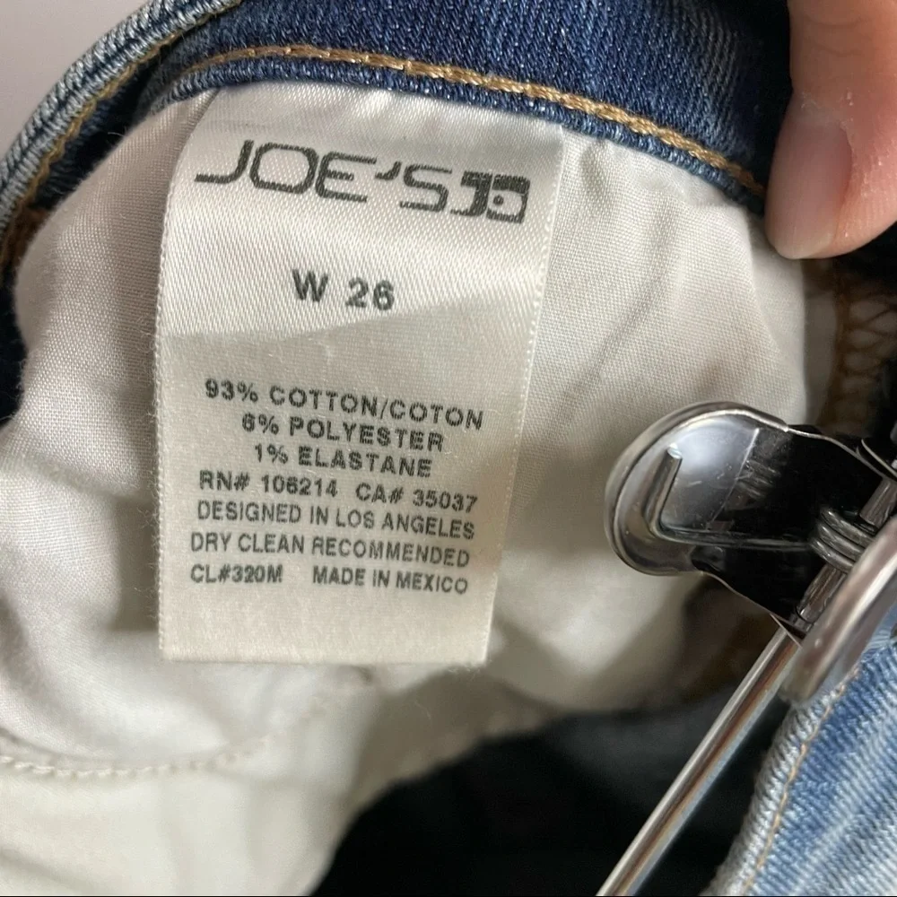 Joe's Midrise Slim Jeans Distressing​​​